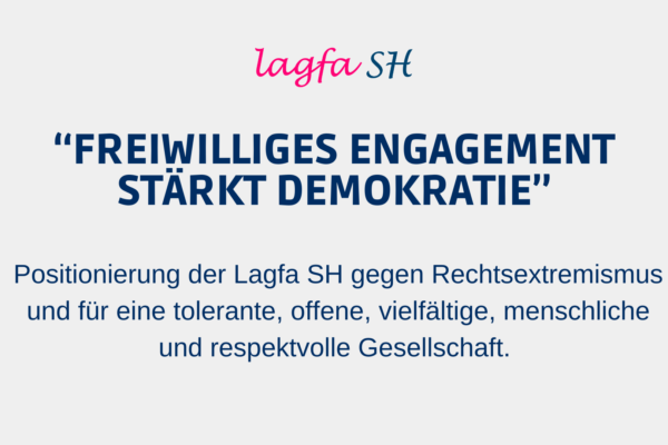 Freiwilliges Engagement stärkt Demokratie