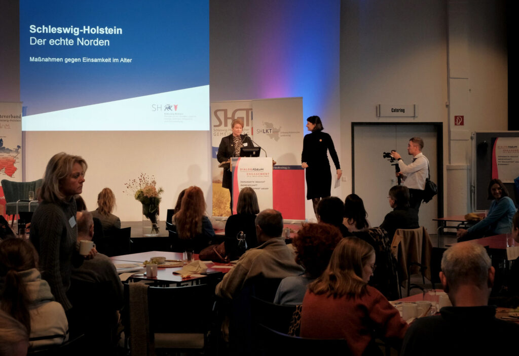 Bühne mit Videografen