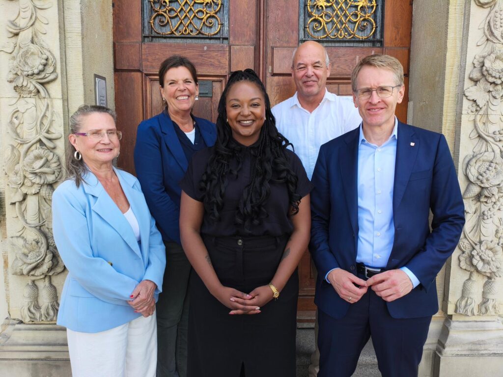 Gruppenbild Alexandra Hebestreit, Aminata Touré Daniel Günther, Torsten Sommer